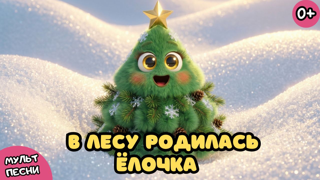 🎄 В лесу родилась ёлочка | Новогодняя песня для детей | 3D мультик 🎄