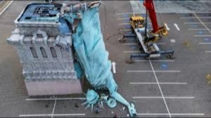 Копия статуи Свободы рухнула из-за сильного ветра в Бразилии