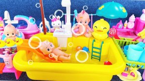 Мультики для девочек. Яркий Набор Кухонная раковина и бассейн. Смотреть мультики для детей.
