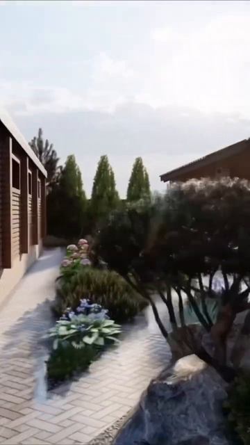 Ландшафтный дизайн — это не просто посадить растения, которые захотелось.  #ландшафт #дача #сад