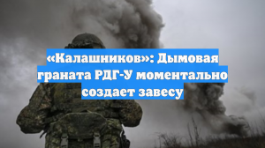 «Калашников»: Дымовая граната РДГ-У моментально создает завесу