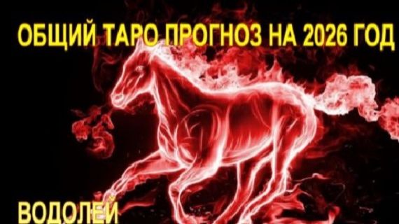 ВОДОЛЕЙ ТАРО-ПРОГНОЗ НА 2026 ГОД смотреть онлайн