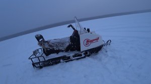 Наш новый снегоход"Буран"с двигателем"лончин 30"