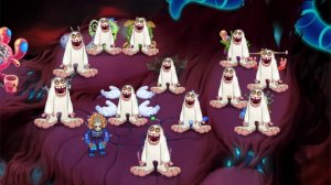 Островок Тени, но Все Монстры - Мамунт - My Singing Monsters (Мои Поющие Монстры, Msm, Мсм)