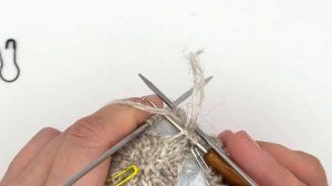 Начало вязания правой задней лапки