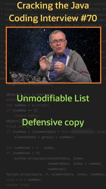Вопрос 70. List.of(). #java смотреть онлайн