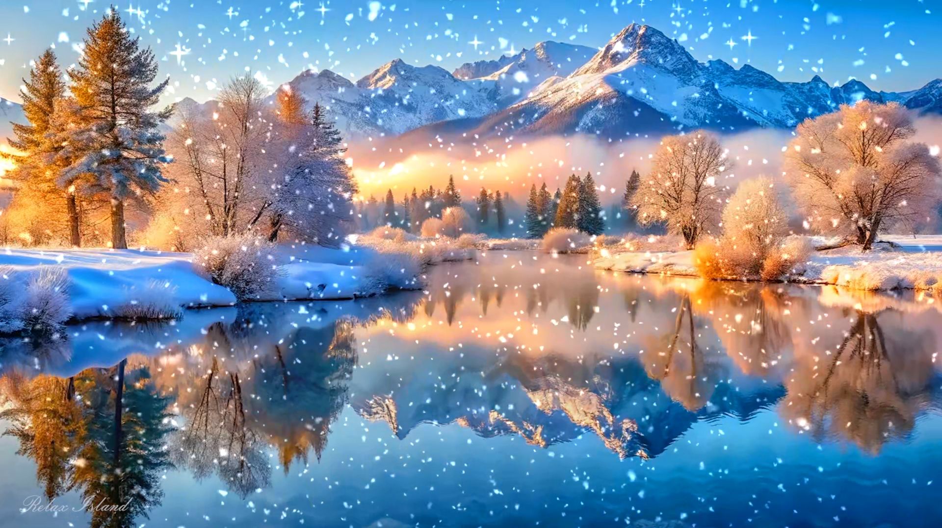 ОЧЕНЬ КРАСИВАЯ РАССЛАБЛЯЮЩАЯ МУЗЫКА ДЛЯ ДУШИ 🎵 ЗИМНЯЯ УСПОКАИВАЮЩАЯ МУЗЫКА ДЛЯ СНА И ЗВУКИ ПРИРОДЫ смотреть онлайн