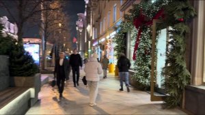 🎄Москва готовится к своему самому большому зимнему празднику прогулка по огням и улицам столицы✨