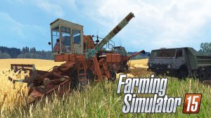 УБОРКА ПШЕНИЦЫ НА ЛЕГЕНДАРНЫХ КОМБАЙНАХ ИЗ СССР! НАЗАД В ПРОШЛОЕ #1! FARMING SIMULATOR15