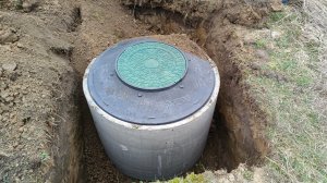 Монтаж кольца под залповый зброс воды.