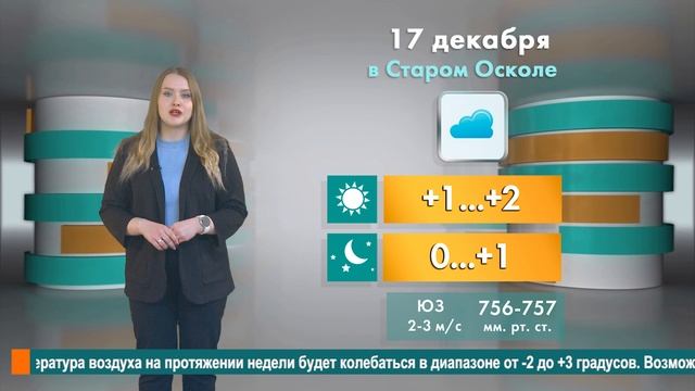 Погода в Старом Осколе на 17 декабря смотреть онлайн