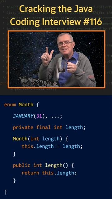 Вопрос 116. Enum #java смотреть онлайн