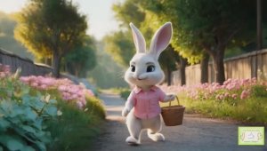 Детские мультфильмы 💕🐰💐 Мама и малыш Банни впервые катаются на мини-мото! 🛵