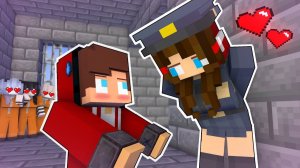 Джей Джей попала в тюрьму для девочек - анимация для майнкрафта