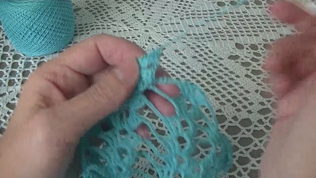 Квадратная салфетка с ананасами.Часть 3. смотреть онлайн