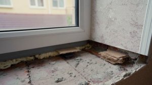 Замер и монтаж подоконника из искусственного камня - Everest Sill