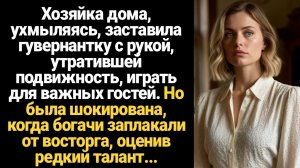 ИСТОРИИ ИЗ ЖИЗНИ/Хозяйка дома, ради смеха заставила гувернантку играть для важных гостей