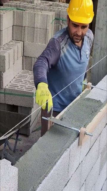 Хитрый способ укладки блока от иностранных специалистов смотреть онлайн