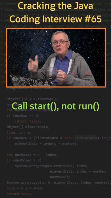 Вопрос 65. Создание потока. #java смотреть онлайн