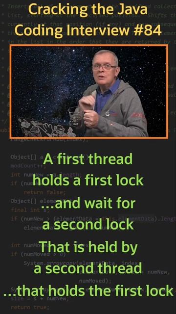 Вопрос 84. Deadlock. #java смотреть онлайн