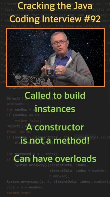 Вопрос 92. Что такое constructor? #java смотреть онлайн