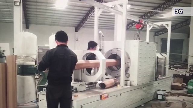 Оборудование для навивки квадратных бумажных труб EMSPT-250 смотреть онлайн