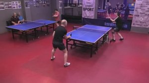 Закзун В. (689) - Звергздин А. (684) 09.12 настольный теннис Любительский турнир СПб