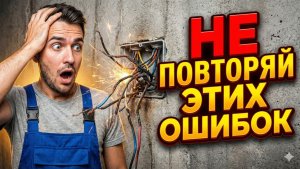 Самый простой выключатель, но 50% мастеров допускают эту ошибку. Одноклавишный выключатель.