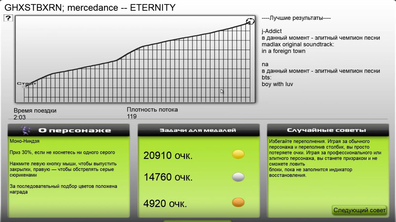 Eternity - GHXSTBXRN; mercedance (Audiosurf)