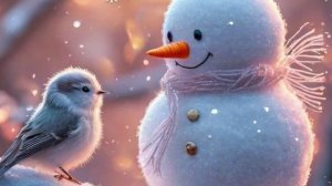 Морозное волшебное утро. С добрым утром. Музыкальная открытка.