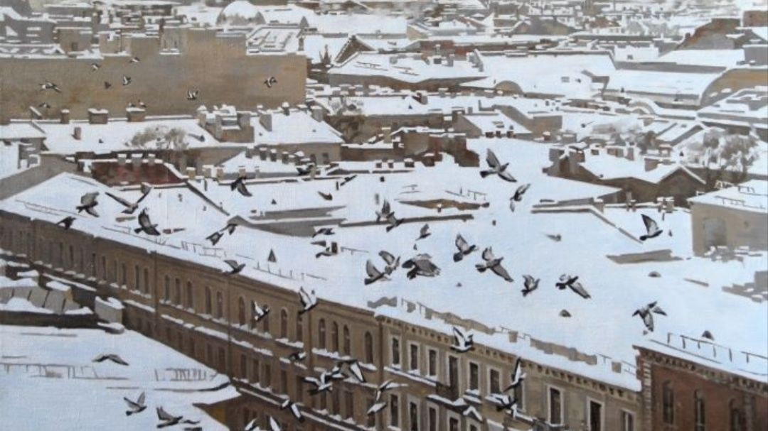 Крыши Санкт-Петербурга на картинах художников. смотреть онлайн