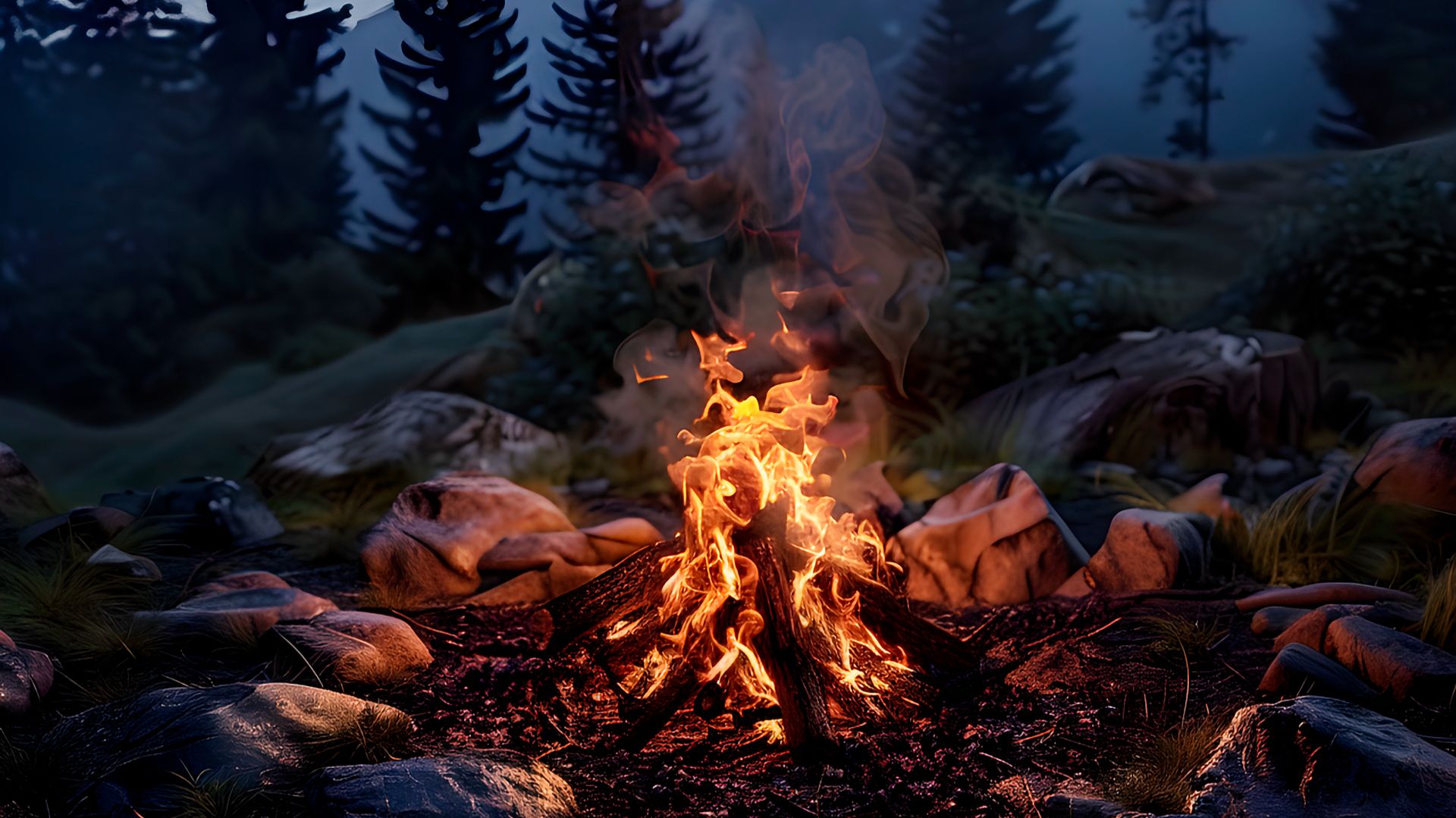 🔥 БЕЗУМНО КРАСИВАЯ УСПОКАИВАЮЩАЯ МУЗЫКА ДЛЯ СНА 🎵 МУЗЫКА ДЛЯ ДУШИ И ПОДАВЛЕНИЯ СТРЕССА У КОСТРА смотреть онлайн