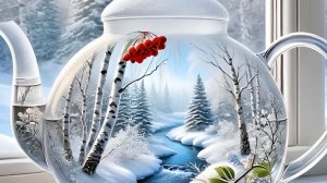 Пробуждение в зимней сказке! Доброе утро. Красивая музыкальная открытка.