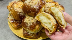 Домашние булочки с джемом / Готовлю булочки в домашних условиях + рецепт теста для булочек