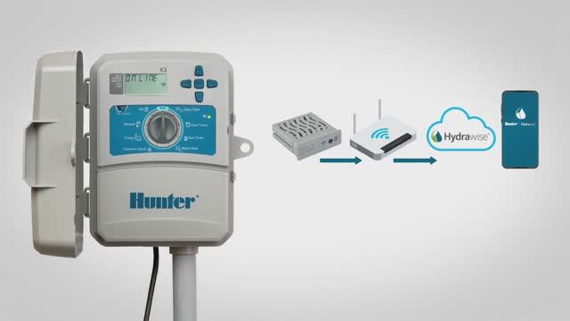 Подключение к Wi-Fi с помощью модуля Hunter WAND смотреть онлайн