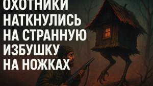ОХОТНИКИ наткнулись на СТРАННУЮ ИЗБУШКУ на НОЖКАХ — внутри сидела.. Страшные Истории. Мистика. Ужасы