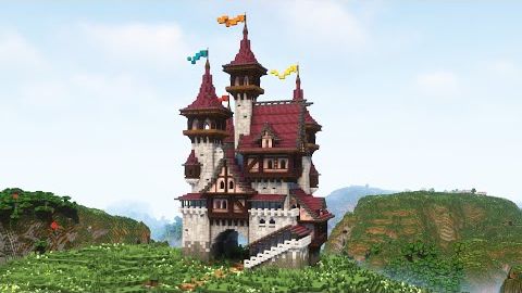 Замок в майнкрафте.