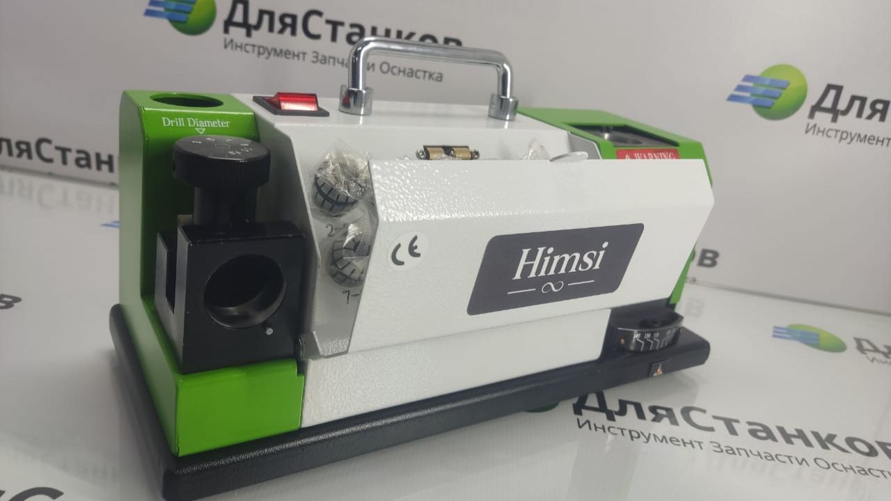 Профессиональный Станок для заточки сверл по металлу Himsi 2-13 мм Green Metal