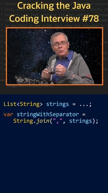 Вопрос 78. String.join(). #java смотреть онлайн
