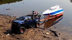 ВИДЕО ПРО МАШИНКИ ДЛЯ МАЛЬЧИКОВ НА РАДИОУПРАВЛЕНИИ ВЕЗЕМ ЯХТУ К ВОДЕ КАТАТЬСЯ ИГРУШКИ МАШИНКИ