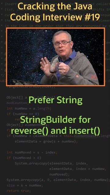 Вопрос 19. String vs StringBuffer vs StringBuilder? смотреть онлайн