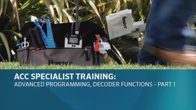 Программирование декодеров ICD для контроллеров Hunter ACC смотреть онлайн