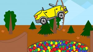 Мультики про машины. Новый старт, трасса. Песенки для детей.