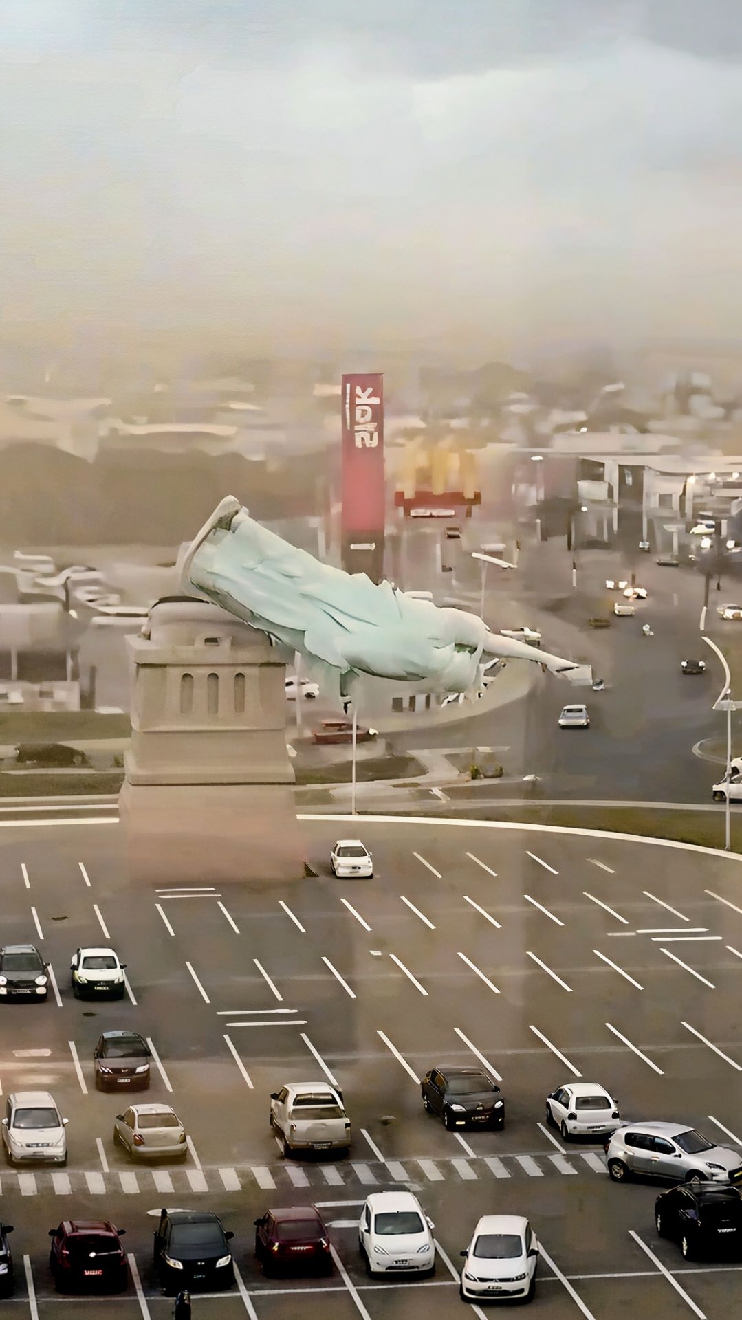 Статуя Свободы рухнула в Бразилии из-за сильного ветра, а в Марокко сильнейшее наводнение🌀