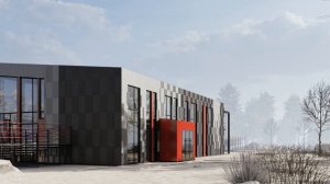 Архитектурная концепция и визуализация биатлонного школы "ИСТИНА" от бюро АРТПРО