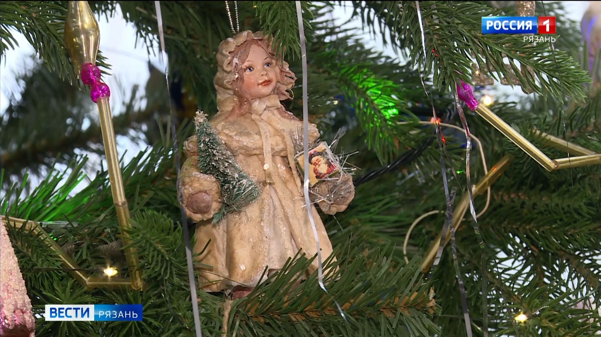Рязанка Анастасия Агаркова создаёт новогодние игрушки из ваты смотреть онлайн