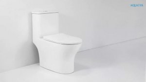 Напольный унитаз моноблок со смывом торнадо Aquatek Гелиос — сила и стиль в вашей ванной!