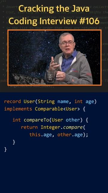 Вопрос 106. Comparable interface. #java смотреть онлайн