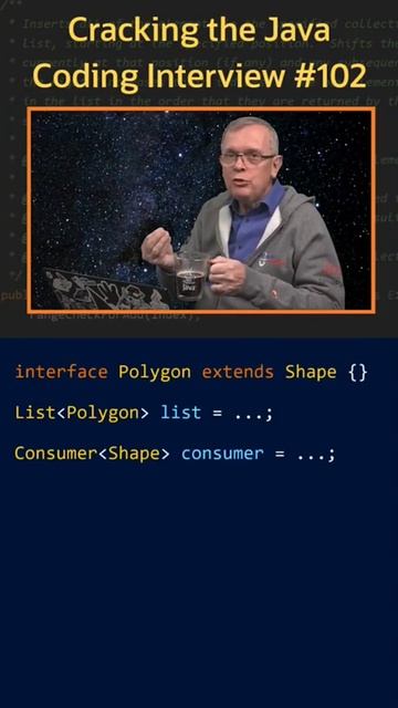 Вопрос 102. ? super T - что за тип #java #generics смотреть онлайн