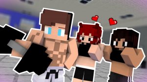 Джей Джей стал тренером в спортзале и стал популярен среди девушек - майнкрафт анимация
